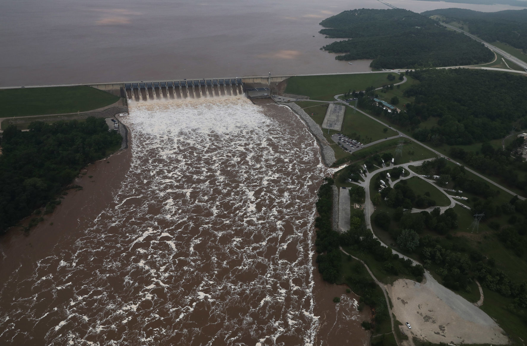 Flooding Aerial
